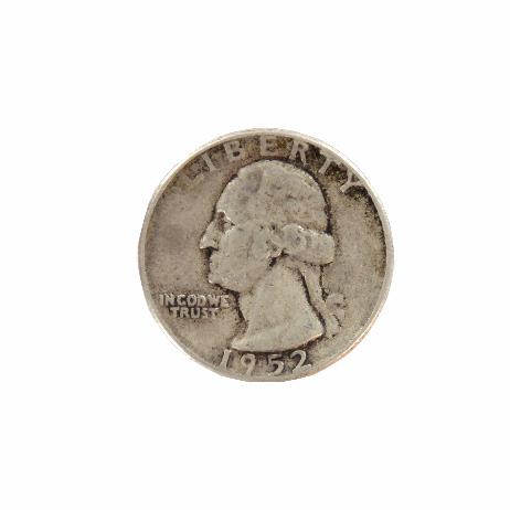 Монета номиналом ¼ доллара. США. 1952 г.