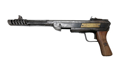 Самодельный  партизанский пистолет – пулемёт системы Сергеева.